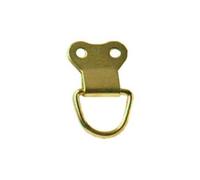 Picture 'D' Rings - Brass Plated - Large (4 Pcs)