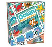 Picture Dominoes: Ocean Themed Matching Game for prechoolers - Contains 36 Dominoes - for 2 or More Players Ages 3 and up by Outset