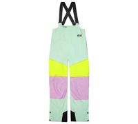 Picture - Elwy Bib Silt Green Orchid Acid - M - Technical pants