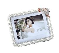 Picture es 6 Inch European Style Pearl Wedding Photo e Home Decoration Table Top Decoration Photo e Photo es (Color : A-6 Inch) (B 6 Inch)