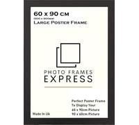 Picture Frame, 90 x 60 cm, Large Wall Mount, 60 x 90cm Modern Style Poster Frame, Shatterproof Acrylic, Wall Mount, Portrait & Landscape Orientation