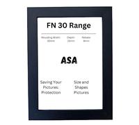 Picture Frame A2 A3 A4 A5 Size Home Decoration Photo Frames - Wall Mountable Table Top -Certificate Document Frames White Black Silver Oak (A3 Black)