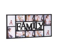 Picture frame family Multi-Photo Display Lightweight Plastic Rectangular
