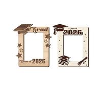 Picture Frame For Graduates | Tabletop Display Ornament | 5x3.5 Inch Photo Frame Desk Statue | for High School Students University Bachelors Bookshelf Bedside Living Room Dining Room