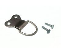 Picture Frame Hanging D Ring Double NP Nickel Plated with Screws (Pack of 100)