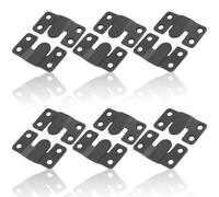 Picture Frame Hooks, Pack of 6 Picture Frame Hangers, Concealed Mounted, Heavy Duty, Interlocking Picture Frame Hooks, Stainless Steel Picture Frame Fixings for Photo Mirror Wall Mounts