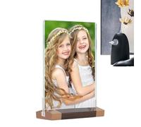 Picture Frame Set - Mounting Display Collection | Stylish Wood Based Acrylic Photo Stand | Versatile Decor Accessory for Certificates, Awards, Portraits and Pictures