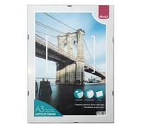Picture Frames A3 Clip frame Frameless Photo Poster Certificate Frame with Crystal Clear Perspex Acrylic (A3 Size - 297 x 420 mm) 1 Pack