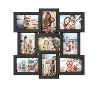 Picture Frames Collage for 9 Photos, Ink Black