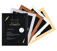 Picture Frames | Photo Frames | Poster Frames with MDF Wood (Black, White, Oak, Silver & Walnut) in Various Sizes e.g. 70x50cm, 36x24", 10X8", A1, A2, A3, A4, A5, A6 and more (SILVER, 4 x 4 inch)