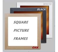 Picture Frames Square Size Poster Frames Oak,White,Black, (Modern, Black, 60x60cm)