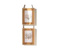 Picture Frames Wall-mounted 2-link 3-link Photo Frame Hemp Rope Hanging Combination Photo Wall 6 Inch 7 Inch Creative Decorative Photo Frame(LT-6,6 inches)