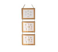Picture Frames Wall-mounted 2-link 3-link Photo Frame Hemp Rope Hanging Combination Photo Wall 6 Inch 7 Inch Creative Decorative Photo Frame(LT-11,5 inch)