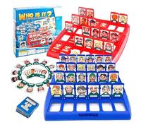 Picture Guessing Board Game-96 Characters Board Game, WFamily Figure Guess Who? Games for Family Game Night | Kids’Games | Card Games for Adults and Kids Aged 3 and up