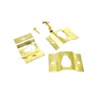 Picture Hangers 10/25pcs Black Silver Golden Hanging Picture Photo Frame Hanger Art Work Oil Painting Mirror Hook with Screws 5 Types(25pcs D Golden)