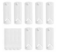 Picture Hangers for Sawtooth and Wire Frame, 8 Sawtooth Picture Hangers/Wire Back Hangers, 12 Large Removable Adhesive Strips, Damage Free Picture Hanging Hooks Heavy Duty, No Nails Picture Hooks