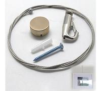 Picture Hanging Hardware with Transparent Nylon Cords and Steel Wire Rope, Versatile Hooks for Home Decor and Exhibition Display