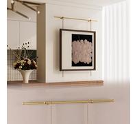 Picture Hanging Rail Kit, Antique Photo Display Hardware, Canvas Art Frame Hangers Rod, Gallery Art Hanging System,