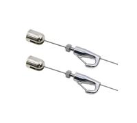 Picture Hanging System Set, Wall Mount Picture Hanging System 0.5-3m Steel Cables Brackets(6.5'/2m Cable)