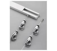 Picture Hanging Track and Photo Display Rail, Heavy Duty Gallery Kit with Hooks and Hardware
