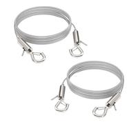 Picture Hanging Wire Set with Adjustable Lengths of 1m and 2m Featuring Small and Large Hook for Art Glass Display Picture Hook