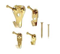 Picture Hooks - Heavy Duty Picture Hanging Kit (50 30 20 10 lbs) for Picture Frame Fixing, Assorted Clock Photo Mirror Painting Hangers with Nails for Plasterboard Wood Dry Walls Hardwall