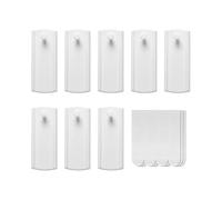 Picture Hooks, Large Universal Frame Hanger, Adhesive Hook Set of 8 Picture Hangers and 12 Large Removable Adhesive Strips, Damage Free Picture Hanging Hooks Removable Nails for Indoor Decorations
