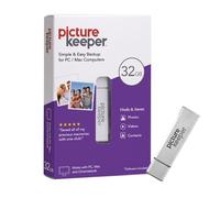 Picture Keeper 32GB Smart USB Flash Drive Photo Backup Device for Laptops and Computers