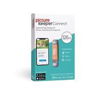 Picture Keeper Connect 128GB (Tangerine) USB Flash Drive for iPhone, Android, PC & Mac with 1 Year Warranty