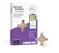 Picture Keeper Connect for iPhone, Android, USB-C, PC & Mac - 32GB USB Stick Backup for Photos, Videos, Flash Drive Memory Backup - 32GB, Rose Gold