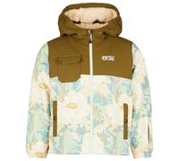 Picture Organic Clothing - Waterproof and breathable Jacket - Snowy Printed Jkt Timeless Flower Printed - Kid Size 38 inch - Khaki Khaki 38 inch