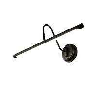 Picture Light Led Wall Lamp Modern Black Bathroom Light 18W 20W Interior Wall Light 55cm 80cm 100cm Picture Lights for Picture Frame Artworking Portrait, Home Wall D (Color : 5500-7000K, Size : 55cm