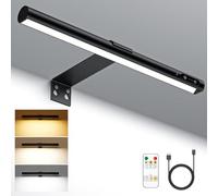 Picture Lights for Wall, 4000mAh Battery Operated Wall Lights, Cordless Dart Board Light, Dimmable & 3 Color Temps, 15.7” Rechargeable Picture Light with Remote for Dartboard Mirros Frame Gallery