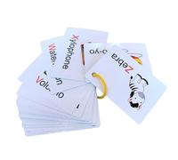 Picture Matching Flash Cards - Alphabet Educational Learning Toy For Kids, Interactive English Study Set | Cognitive Development Tool Birthday Gift For Children Early Learning Fun Activity Accessories