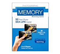 Picture Memory Sea Life Card Real Photo Concentration Memory Game