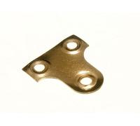 Picture Mirror Hanging Round Glass Plate EB BRASSED UNSLOTTED 25MM (Pack 100)