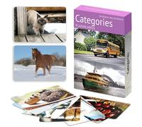 Picture My Picture Categories Flash Card Set - Speech Therapy Tool for Vocabulary, Communication & Thinking, Scratch-Resistant with Activity Guide, Suitable for Education, ESL & ABA - Set of 40