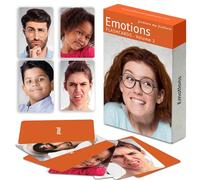 Picture My Picture Emotions Volume 2 Flash Card Set - Speech Therapy Tool for Vocabulary, Communication & Thinking, Scratch-Resistant with Activity Guide, Suitable for Education, ESL & ABA - Set of 40