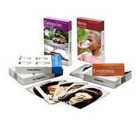 Picture My Picture Five-Set Flash Card Bundle - Speech Therapy Tool for Vocabulary, Communication & Thinking, Scratch-Resistant with Activity Guide, Suitable for Education, ESL & ABA - Set of 200