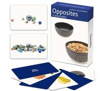 Picture My Picture Opposites Flash Card Set - Speech Therapy Tool for Vocabulary, Communication & Thinking, Scratch-Resistant with Activity Guide, Suitable for Education, ESL & ABA - Set of 40