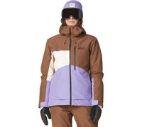 Picture Organic Clothing - Breathable, waterproof ski jacket - Seen Jkt Cocoa Brown Paisley for Women - Size M Brown
