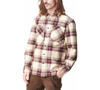 Picture Organic Clothing - Cotton Overshirt - Relowa Shirt Plaid Brown for Men - Size M Brown M
