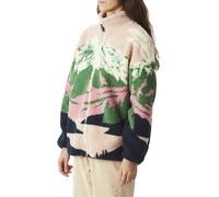 Picture Organic Clothing - Fleeces with zip and ascent collar - Nyss Zip Fleece Cloudy Landscape W for Women - Size M - Pink Pink M