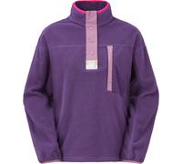 Picture Organic Clothing - Half-buttoned fleece with a stand-up collar - Arcca W 1/4 Fleece Grape Royal for Women - Size M - Purple Purple M