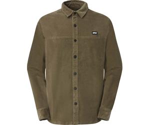 Picture Organic Clothing - Organic cotton overshirt - Graftons Shirt Shitake for Men - Size S - Brown Brown S