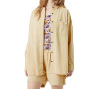 Picture Organic Clothing - Organic cotton shirt - Flaros Shirt Wood Ash for Women - Size M - Beige Beige M