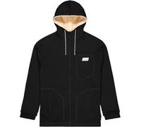 Picture Organic Clothing - Organic Cotton Sweatshirt Hood - Basement Plush Zip Hoodie Black for Men - Size S Black S