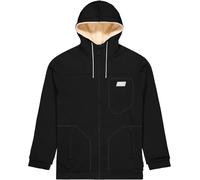 Picture Organic Clothing - Organic Cotton Sweatshirt Hood - Basement Plush Zip Hoodie Black for Men - Size M Black M