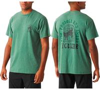 Picture Organic Clothing - Organic cotton T-shirt - Picturide Tee Smoke Pine Washed for Men - Size XL - Green Green XL