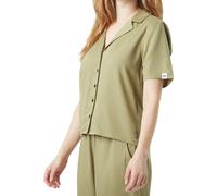 Picture Organic Clothing - Short sleeve shirt - Milou Shirt Aloe for Women - Size L - Green Green
